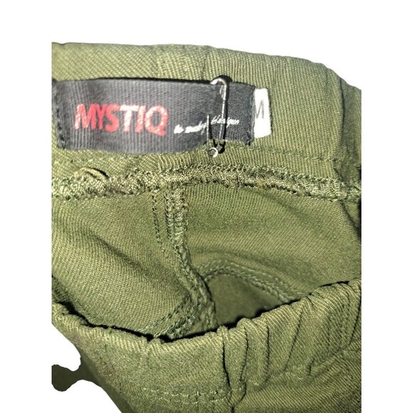Mystiq Green Moto Athleisure Minimalistic Urban Edgy Street Utility Pants Medium - Picture 8 of 11